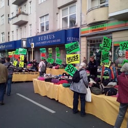 Rheinstrassenfest - Einer von vielen Taschenständen
