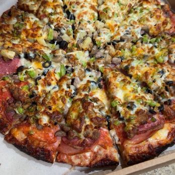 Rocky Point Market - Sid's super combo w/ mushroom and pineapple on half - Pizza Near Me - Kelso, Washington Rocky Point Market - Sid's super combo w/ mushroom and pineapple on half - Pizza Near Me - Kelso, Washington