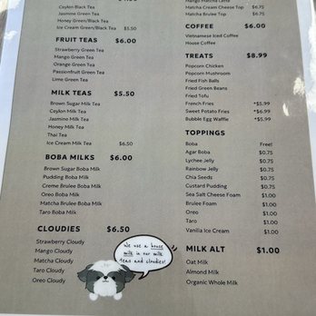 Comika Boba House - JULY 2026 - Menu - Bubble Tea Near Me - El Monte, California