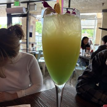 Rooster’s Breakfast and Mimosas - Peachy giant mimosa - Breakfast & Brunch Near Me - Sacramento, California