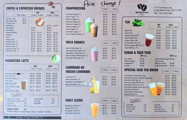 Menu photo 6 Beanstalk Cafe Long Island City, NY Menu photo 6 Beanstalk Cafe Long Island City, NY