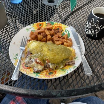 The Rooted Fork - Steak Omelette - Coffee & Tea Near Me - Cibolo, Texas