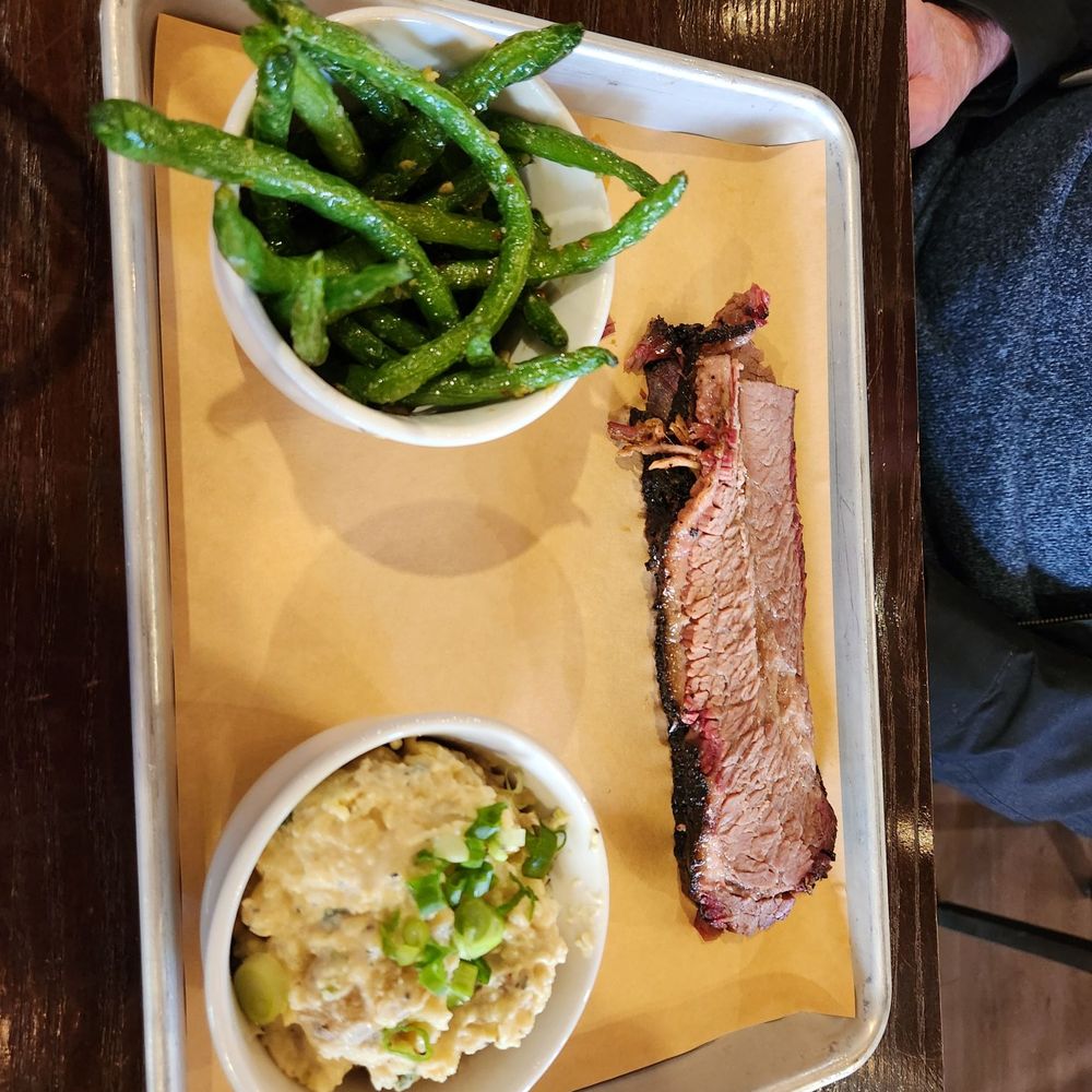 Jack's BBQ - Bellevue - Beef brisket. Green beans. Potato dalad - Cocktail Bars Near Me - Redmond, Washington Jack's BBQ - Bellevue - Beef brisket. Green beans. Potato dalad - Cocktail Bars Near Me - Redmond, Washington