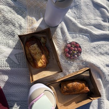 Little French Bakery - Croque monseuire croissant, raspberry pistachio tarts, and minced curry pastry - Bakeries Near Me - Redondo Beach, California Little French Bakery - Croque monseuire croissant, raspberry pistachio tarts, and minced curry pastry - Bakeries Near Me - Redondo Beach, California