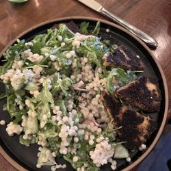 Baker Street Station - Burnt halloumi salad