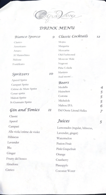 Menu photo 1 AquaViva Rincon Rincon, PR Menu photo 1 AquaViva Rincon Rincon, PR