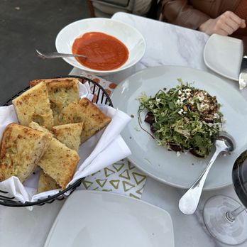 Barbusa - Bietole salad and garlic bread - Italian Near Me - San Diego, California