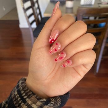 Euphoria Nails Lounge - I asked to add my boyfriends initial on my ring finger - Nail Salons Near Me - San Antonio, Texas Euphoria Nails Lounge - I asked to add my boyfriends initial on my ring finger - Nail Salons Near Me - San Antonio, Texas