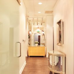 Looking down the hallway at the Cahaba location of Tonya Jones SalonSpa, Birmingham's best salon featuring Aveda products and services.