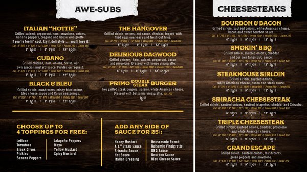 Menu photo 4 Steak Escape Collierville Collierville, TN Menu photo 4 Steak Escape Collierville Collierville, TN
