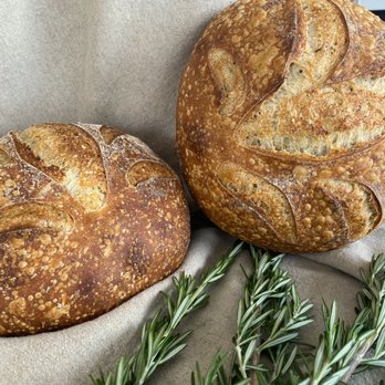 Smittybread Bakery - Rosemary Sourdough. (Contains wheat flour, whole rye flour, water, fresh chopped rosemary and salt. Available Thursdays. - Bakeries Near Me - Lafayette, Indiana Smittybread Bakery - Rosemary Sourdough. (Contains wheat flour, whole rye flour, water, fresh chopped rosemary and salt. Available Thursdays. - Bakeries Near Me - Lafayette, Indiana