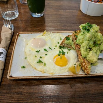 First Watch - Avacado toast. Basted eggs. Kale tonic - Cafes Near Me - Tucson, Arizona First Watch - Avacado toast. Basted eggs. Kale tonic - Cafes Near Me - Tucson, Arizona