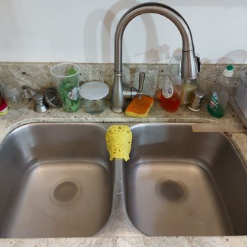 Rock-O-Rooter - Clogged sinks before repair - Plumbing Near Me Rock-O-Rooter - Clogged sinks before repair - Plumbing Near Me