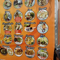 Taqueria los jarochos - Menu