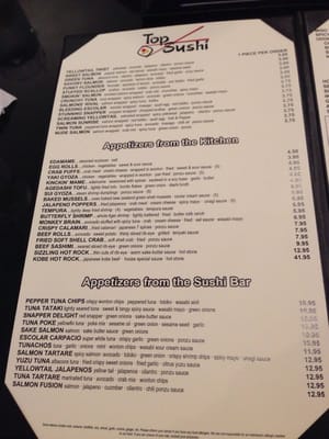 Menu photo 8 Top Sushi Cypress, TX