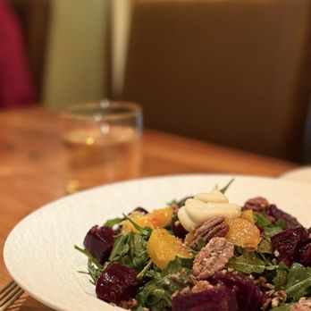 Passionfish - Beet salad, whipped gorgonzola dolce, yellow curry, golden chutney, pecans - Seafood Near Me - Pacific Grove, California Passionfish - Beet salad, whipped gorgonzola dolce, yellow curry, golden chutney, pecans - Seafood Near Me - Pacific Grove, California
