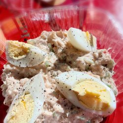 The Art Bistro - Tuna Salad with hard boiled egg.