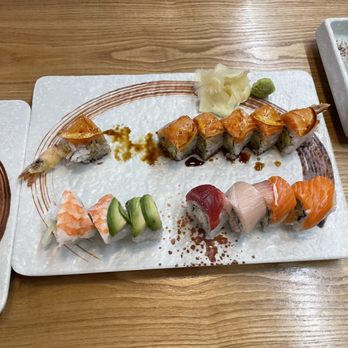 Sukihana - Sunrise and Rainbow rolls - Ramen Near Me - Salt Lake City, Utah Sukihana - Sunrise and Rainbow rolls - Ramen Near Me - Salt Lake City, Utah