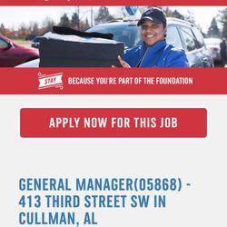 Domino's Pizza - Job posting for the job Miranda thinks she has.