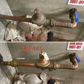 Rodarte Plumbing & Drains - Installation of 2" isolation ball valve and 2" pressure regulator valve. - Plumbing Near Me Rodarte Plumbing & Drains - Installation of 2" isolation ball valve and 2" pressure regulator valve. - Plumbing Near Me