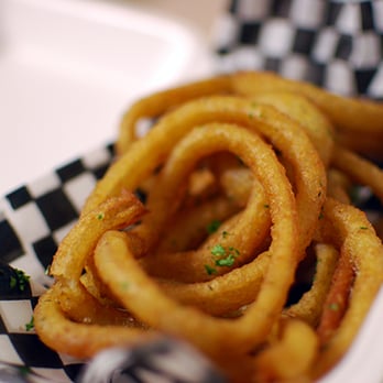 Holy Chuck - "Panko" crusted onion rings - Burgers Near Me - Toronto, Ontario