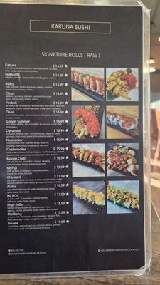 Menu photo 3 Kakuna Sushi San Jose, CA Menu photo 3 Kakuna Sushi San Jose, CA