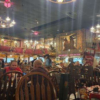 The Big Texan Steak Ranch - From our corner table, a shot of the dining hall. - Steakhouses Near Me - Amarillo, Texas The Big Texan Steak Ranch - From our corner table, a shot of the dining hall. - Steakhouses Near Me - Amarillo, Texas