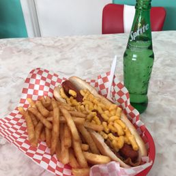 Bacon mac footlong combo.