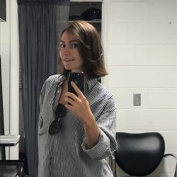 Mad Hair Studio - How it went (you can see the joy on my face).