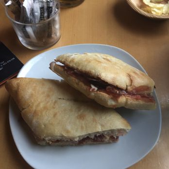 MasQMenos - Serrano ham sandwich - great baguette! - Salad Near Me - Madrid, M