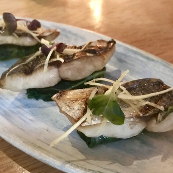 Soogil - Spanish Mackerel (Grilled Mackerel, Swiss Chard-Wrapped Rice, Ssamjang) - Korean Near Me - New York, New York