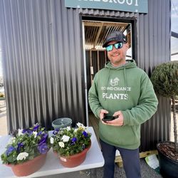 My purchase two pansy planters for $19.99
