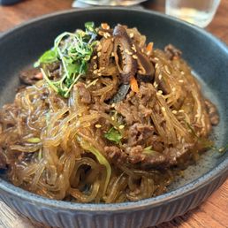 Japchae with bulgogi beef (seasonal item)