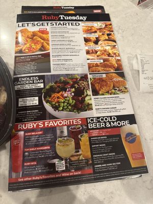 Menu photo 1 Ruby Tuesday Elizabeth, NJ