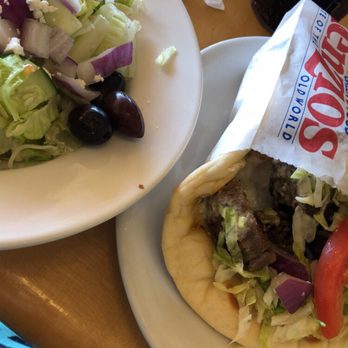 Cafe Athens - Lamb gyro with a Greek side salad - Greek Near Me - Fort Collins, Colorado Cafe Athens - Lamb gyro with a Greek side salad - Greek Near Me - Fort Collins, Colorado