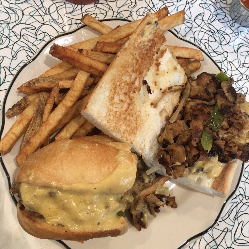 Angelhearts Donuts - Philly Cheeze Steak & Fries - Vegan Near Me - Ithaca, New York