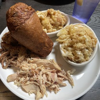 Salt + Smoke - Bestie Combo 2- Pulled Chicken & Pulled Pork, double Mac n Cheese - Barbeque Near Me - Ellisville, Missouri Salt + Smoke - Bestie Combo 2- Pulled Chicken & Pulled Pork, double Mac n Cheese - Barbeque Near Me - Ellisville, Missouri