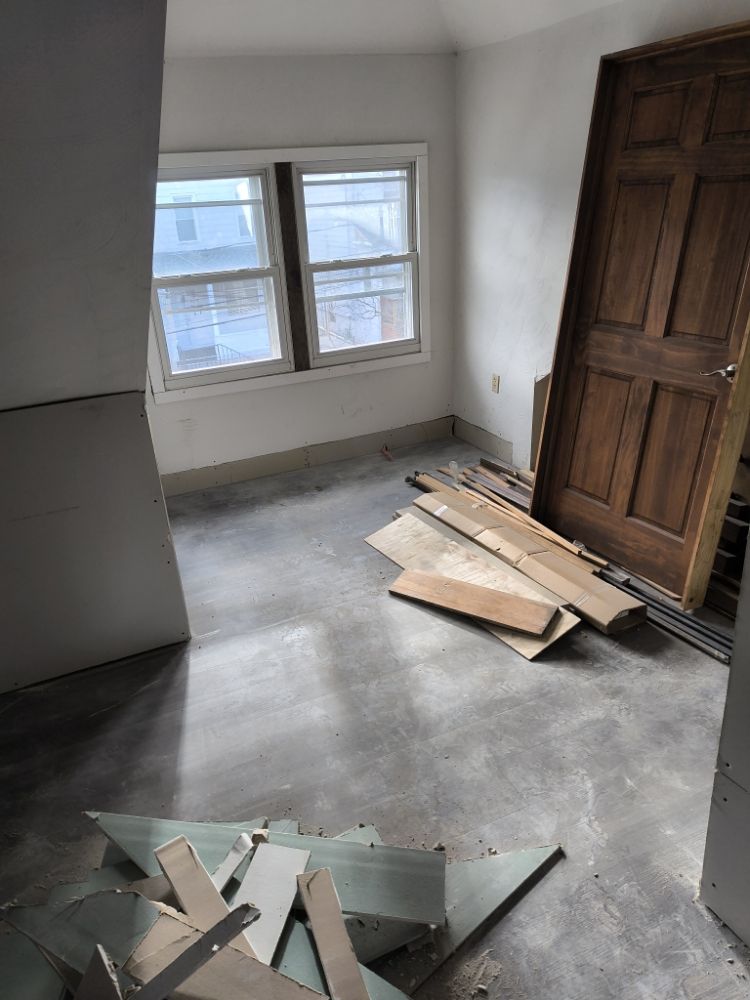 Slide of Red White & Blue Construction