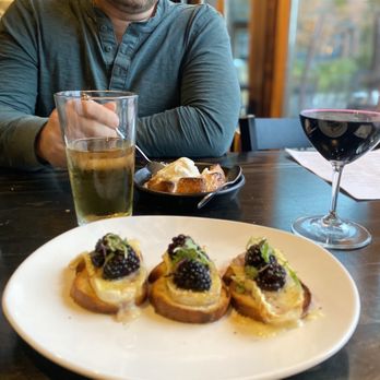 Cabernets & Ipas - Dessert! Hubs had the apple pie (I don't like apple pie and I loved it!) and I had the blackberry Brie crostini!! Omg I want more - Wine Bars Near Me - Mukilteo, Washington Cabernets & Ipas - Dessert! Hubs had the apple pie (I don't like apple pie and I loved it!) and I had the blackberry Brie crostini!! Omg I want more - Wine Bars Near Me - Mukilteo, Washington