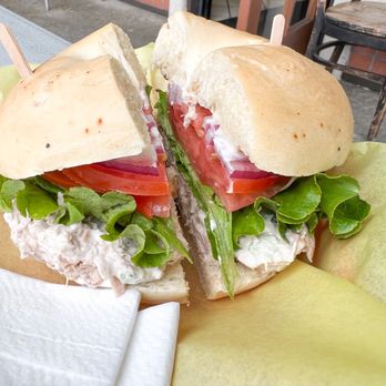 The Daily Bagel - Tuna salad bagel sandwich - Bagels Near Me - San Diego, California The Daily Bagel - Tuna salad bagel sandwich - Bagels Near Me - San Diego, California