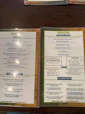 Menu photo 1 Table 9 Cortlandt Manor, NY