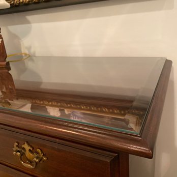 A.J. Masters Inc. - Dresser top with lovely new 1/4" beveled and tempered glass. - Windows Installation Near Me - Tujunga, California A.J. Masters Inc. - Dresser top with lovely new 1/4" beveled and tempered glass. - Windows Installation Near Me - Tujunga, California