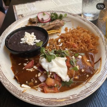 Sol Agave - Carnitas Soft Taco & Chicken Mole Enchilada - Mexican Near Me - San Clemente, California