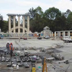Foro Lindbergh - El foro en restauración.