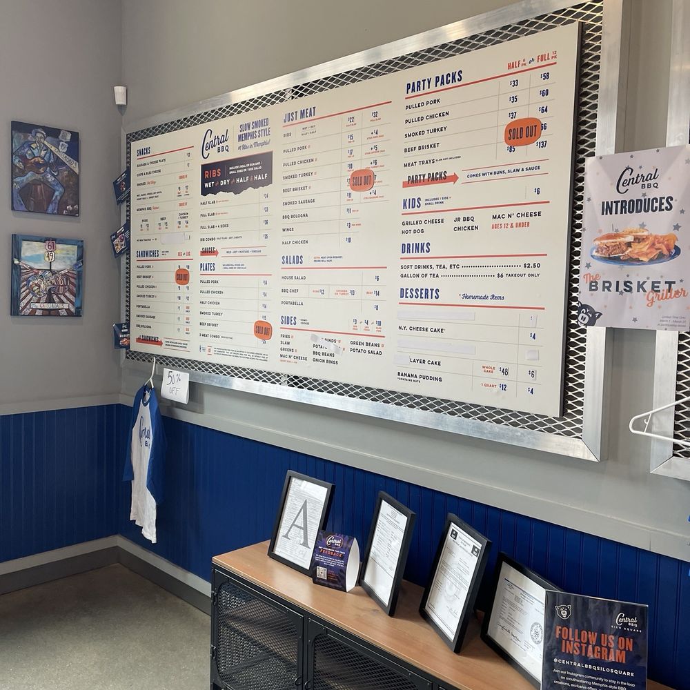 Central BBQ Southaven - Menu - Barbeque Near Me - Southaven, Mississippi Central BBQ Southaven - Menu - Barbeque Near Me - Southaven, Mississippi
