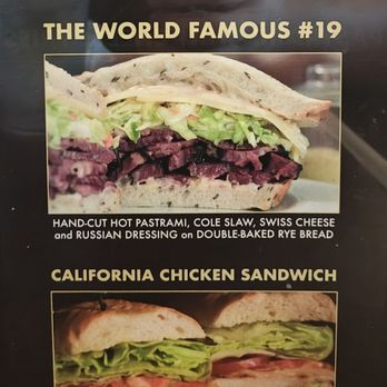 Langer's Delicatessen - Table sign - Delis Near Me - Los Angeles, California