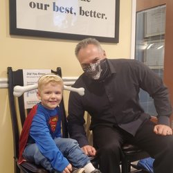 ACT Wellness Center - Dr. C with my grandson who loves going with me to my appointments.