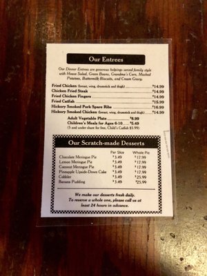 Menu photo 2 Babe's Chicken Dinner House Garland, TX Menu photo 2 Babe's Chicken Dinner House Garland, TX