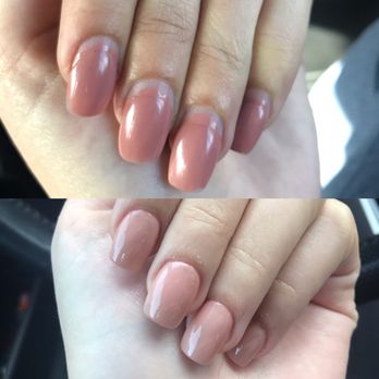Paris Salon - before (top) and after (bottom). Justine always does a great job!! - Nail Salons Near Me - Ridgefield, Connecticut