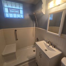 Bathroom remodel after